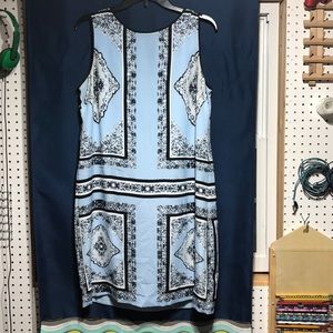 Beautiful Printed Sleeveless Shift Dress